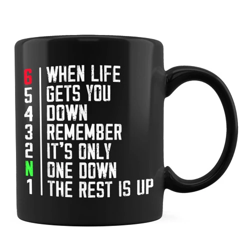 MERZONE Motorcycle Rider Motivational Motorcyclists Motocross Riding Cup 11oz Black Mug