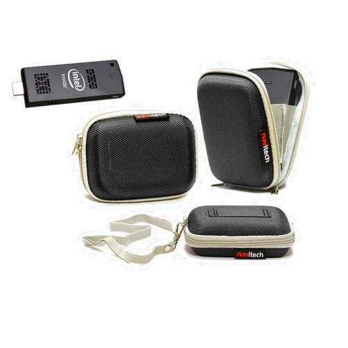 Navitech Black Hard Water Resistant Hard Camera Case Compatible with The CamKing 2.7 Inch Digital Camera
