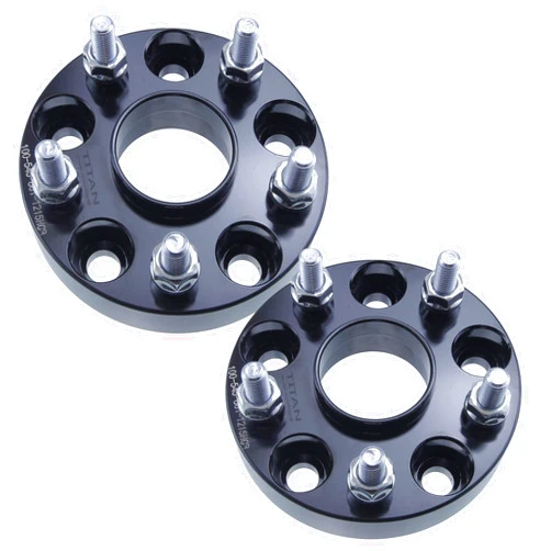 Titan Wheel Accessories (2) 25mm 5x114.3 Hubcentric Wheel Spacers 60.1mm Hub Bore fits Toyota Camry MR2 Supra Fits Lexus IS250 IS350 2x Wheel Spacers