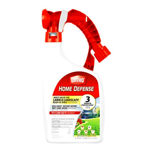 Ortho Home Defense Insect Killer for Lawn & Landscape Ready-To-Spray - Treats up to 5,300 sq. ft., Kills Ants, Ticks, Mosquitoes, Fleas & Spiders, Starts Killing Within Minutes, 32 oz.