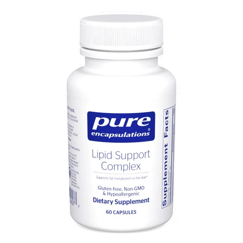 Pure Encapsulations Lipid Support Complex - Liver Supplement to Support a Healthy Liver & Lipid Metabolism Levels - Helps Manage Oxidative Stress* - Gluten-Free & Non-GMO - 60 Count (30 Servings)