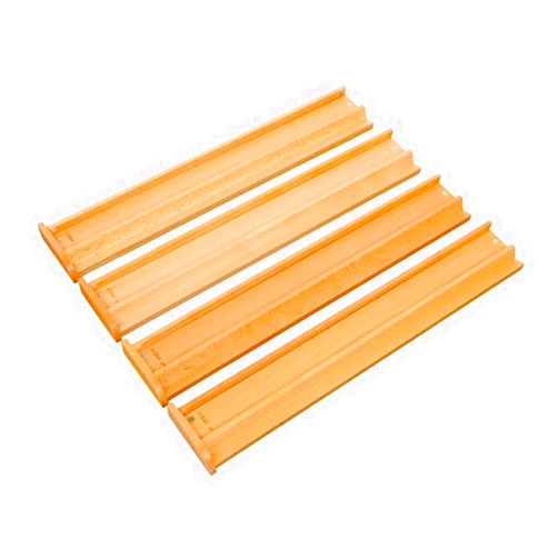 Linda Li American-Wholesaler Inc. New! - Linda Li Mah Jongg Tile Racks - Wood - Solid Beechwood - with Magnetic Pusher - Set of 4