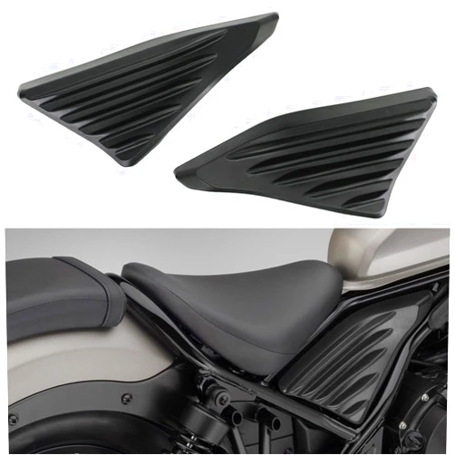 Mueriche Battery Side Cover Protection Guard Fairing Cover Compatible For Honda Rebel 500 CMX500 CMX300 2017-2020