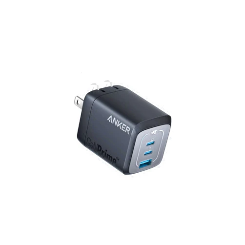 Anker Prime 67W USB C Charger, Anker GaN 3-Port Compact Fast PPS Wall Charger, For MacBook Pro/Air, Pixelbook, iPad Pro, iPhone 15/14/Pro, Galaxy S23/S22, Note20, Pixel, Apple Watch