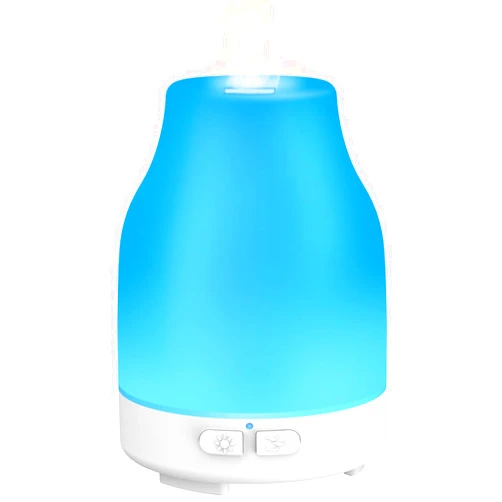 Dukya Essential Oil Diffuser, 110ml Colorful Aromatherapy Diffuser with 8 Colors Lights, Adjustable Mist Mode, Waterless Auto Off, Gifts for Women, Adults