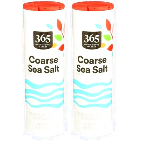 365 by Whole Foods Market, Sea Salt Coarse, 24.7 Ounce (Pack of 2)