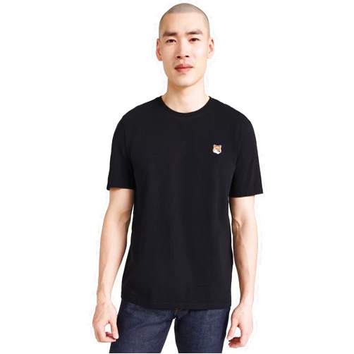 Maison Kitsune Men's Fox Head Patch Regular T-Shirt