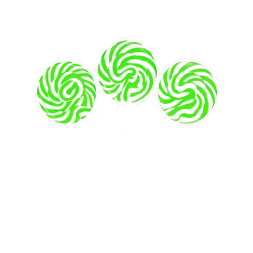 Fun Express Green and White Swirl Pops Suckers - 24 Individually Wrapped Lollipops - St. Patrick's Day, Party and Candy Buffet Supplies
