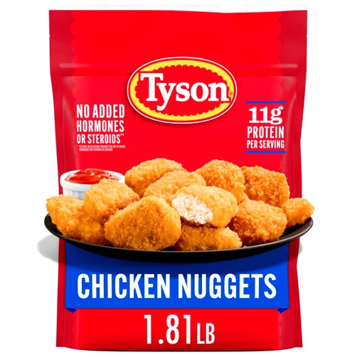 Tyson Fully Cooked Chicken Nuggets, 29 Oz. (Frozen)