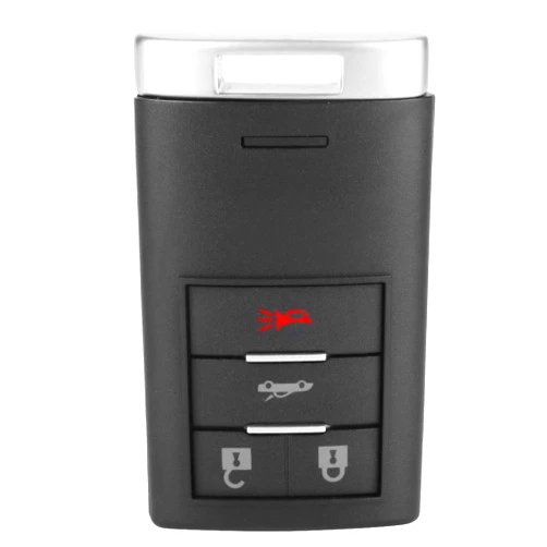 Aramox Car Key Shell, Textured 4 Button Car Remote Smart Key Fob Case Shell 2008-2013