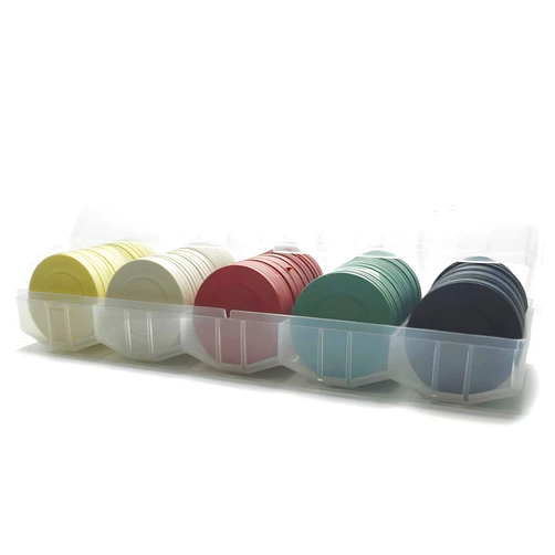 MICREEN 100 Pcs Plastic Colorful Counters, Learning Math Counting Chips Set with Storage Box, Poker Chips for Bingo Card Blackjack Games Homes Parties Texas Hold Poker