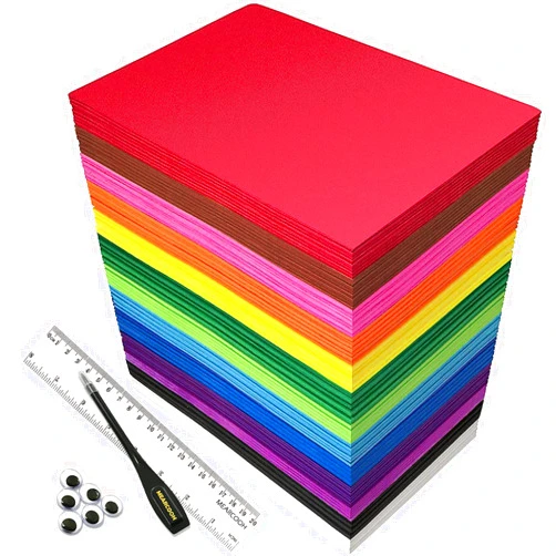 MEARCOOH Foam Sheets Craft Eva Color Foam Paper pieces Set for Crafts Project Preschoolers Classroom Scrapbooking DIY Handcraft by MEARCOOH