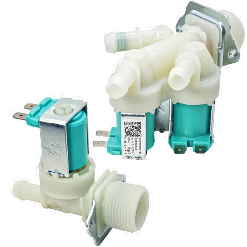 REEPLAR Upgraded 5220FR2075L And 5220FR2006H （Cold & Hot） Washer Water Inlet Valve Replacement for LG & Kenmore, Replace 5221ER1003A 5220FR2006L 5221ER1003C 5220FR2006Q 5221ER1003D etc.