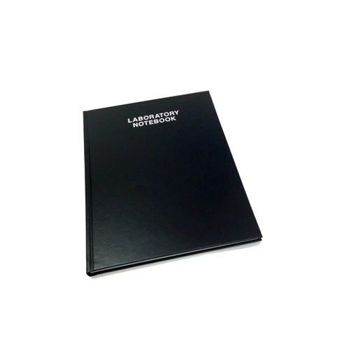 Scientific Notebook Company Oversized Laboratory Notebook, 160 Numbered Pages, Black Hardcover