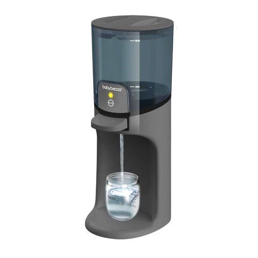 Baby Brezza Instant Baby Bottle Warmer - Fast Water Warmer Instantly Dispenses 24/7 in 3 Temperatures, Charcoal