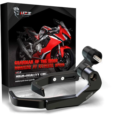 MZS Lever Guards Motorcycle Clutch Brake Handlebar Protector CNC Black Compatible with 1000SX EX250 EX300 EX400 EX650 KLE650 Z125 Z400 Z750 Z800 Z900 Z900RS Z1000 Z1000SX ZX6R ZX9R ZX10R ZX12R ZX14R