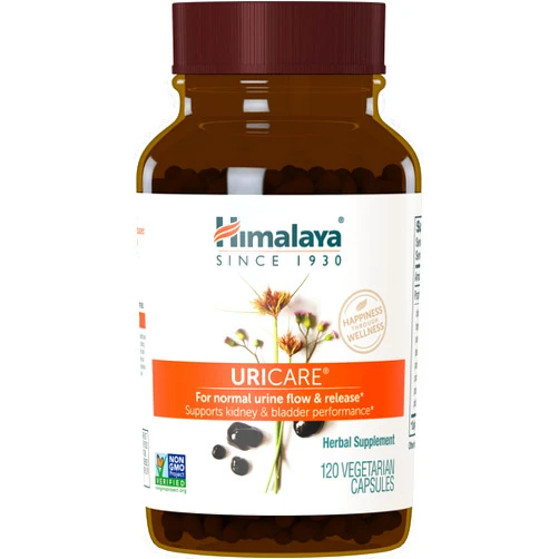Himalaya UriCare – Herbal Kidney & Bladder Support with Shilajeet, Didymocarpus & Pasanabheda – Promotes Urinary Tract Health & Comfortable Urine Flow – Non-GMO, Gluten-Free, Vegetarian – 120 Capsules
