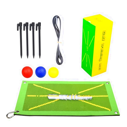 FEATUR Golf Training Mat for Swing Detection Batting, Golf Swing Path Feedback Hitting Mat, Analysis Swing Path and Correct Hitting Posture Golf Practice Mat, Suitable for Indoor/Outdoor Golf Practice Mat