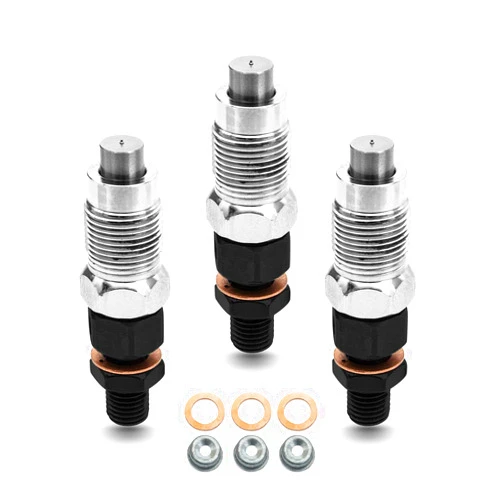 RANSOTO 16032-53900 3pcs Fuel Injectors Compatible With Kubota D1105 V1305 D1005 V1505 V1205 D905 Engine Excavator Loader Mower Tractor Replace part number 16032-53902 1903-3017