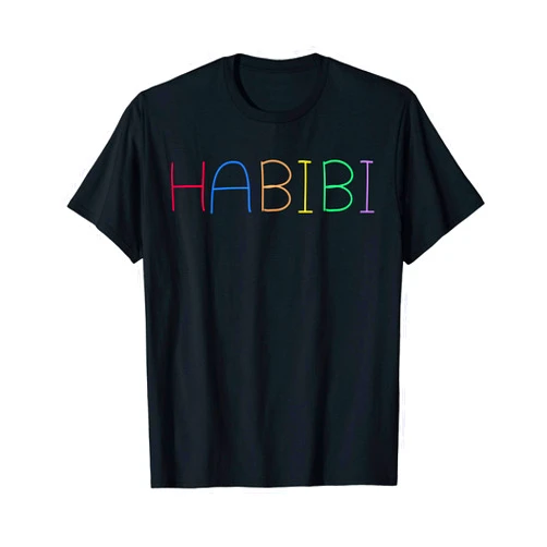 Kat Illustration London Habibi Arabic T-Shirt