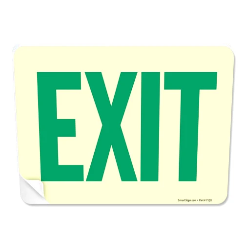 SmartSign Exit Sign Label | 7