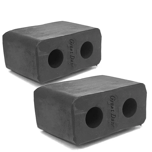 UrMarketOutlet 2X Aurora IMXGT-2038 Reinforced Rubber Rectangular 2 Hole 6