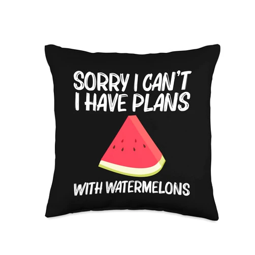 Best Watermelon Dessert Sweet Juicy Summer Designs Cool Watermelon Gift for Men Women Red Melon Fruit Beverage Throw Pillow, 16x16, Multicolor