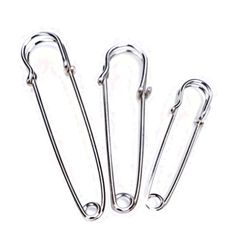 KoberrLi Large Safety Pins Assorted Clothes 60Pcs Heavy Duty 3 Sizes Pins for Crafts Brooch Making
