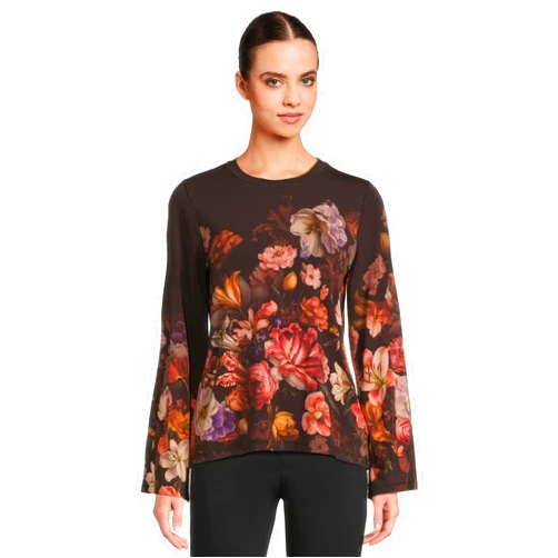 Johnny was Women's The Janie Favorite Flare Sleeve Crew Neck