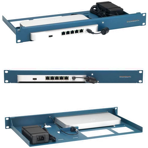 R RACKMOUNT·IT | RM-CI-T4 | Rack Mounting Kit for Cisco Meraki MX64 / MX64W / MX67 / MX67W / MX67C