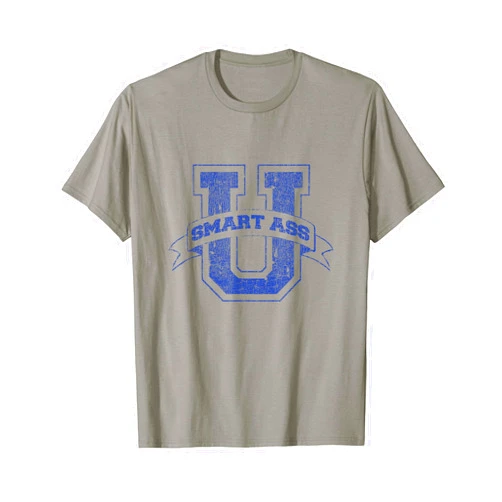 Cool School Tees by Clique Smart Ass U - Funny Novelty College T-Shirt