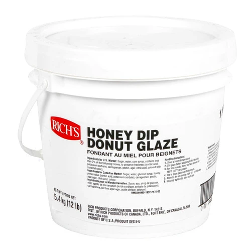 Rich's JW Allen Dip Donut Glaze for Donuts Pastries & More, Honey, 192 Ounce