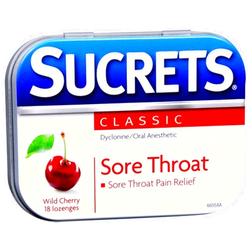 Sucrets Original Formula Sore Throat Lozenges Wild Cherry 18 Each (Pack of 11)