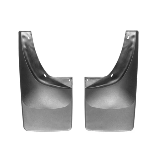 WeatherTech Custom No Drill Splash Guard MudFlaps for Dodge Ram Truck 2500/3500, Ram Truck 1500 - Rear Pair (120007), Black
