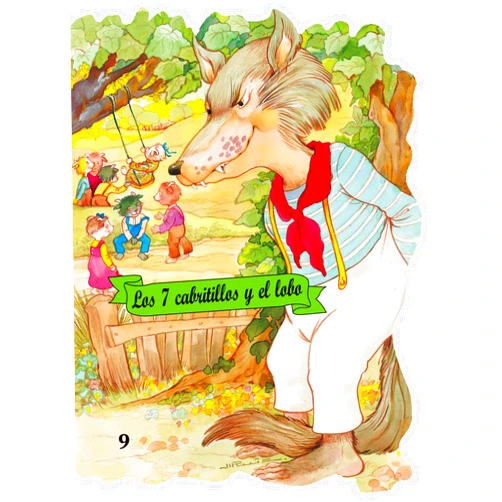 Wilhelm i Jacob Grimm,Marta Montañà Ros,Emilia Hernández Pérez-Muñoz Los 7 Cabritillos y el Lobo