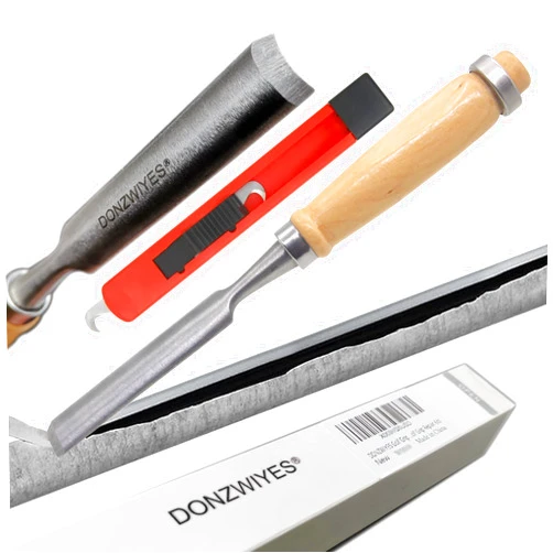 DONZWIYES Golf Grip Tape Stripper Remove Tool with Golf Hook Blade Perfect for Graphite and Steel Shafts Tape Remover,Golf Grip Repair Kits