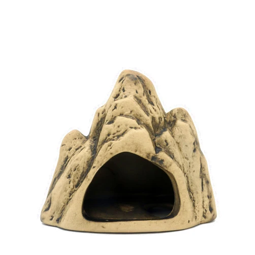 ALEGI Aquarium Ceramic Decoration Mountain, Cave Rock for Cichlids, Betta Fish Tank (Mountain)