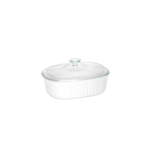 CorningWare 2-1/2-Quart Oval Casserole Dish with Glass Lid