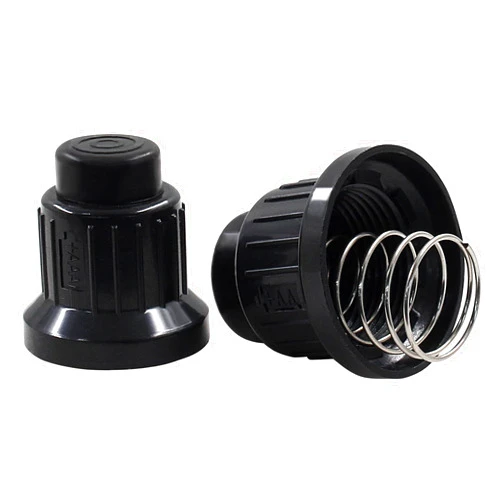 Litoexpe 2Pcs AA and AAA Battery Igniter Caps, Push Button Ignitor Caps with Springs and mounting Thread, Ignition Caps Replacement for Spark Generator Gas Grill