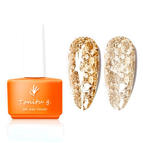 TONITU G · Tontiu G 7ml Glitter Sequins Gel Nail Polish Sequins Semi-permanent Gel Varnish Soak Off Uv Nails Glossy For Manicure Base Coat Nail Art (SC313)