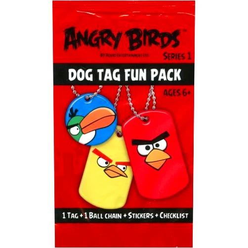 Rovio Angry Birds Dog Tag Fun Pack (includes random dogtag, ball chain & stickers)