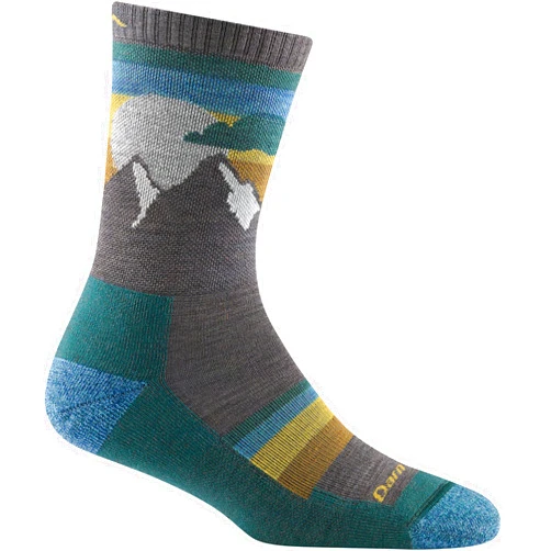 Darn Tough Vermont DARN TOUGH (5005) Women's Hike/Trek Sunset Ledge Micro Crew Lightweight with Cushion Sock