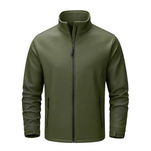 TACVASEN Men's Lightweight Softshell Jacket Waterproof Lightweight Fleece Lined Winter Coat with 4 Pockets Windbreaker