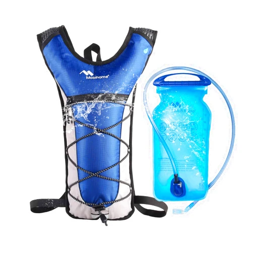 Mobihome Hydration Backpack & 2L Leak Proof Water Hydration Bladder,Lightweight Running Backpack & Hydration Pack, Running, Hiking, Cycling, Climbing,Skiing for Men Women & Kids, Airflow Camel Pack