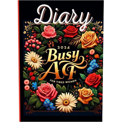Vividy Diary 2024 Busy AF: Day Per Page For Tired Women