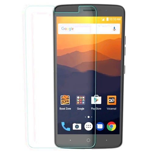AceSoft Shatterproof Anti-Bubble 9 Hardness Tempered Glass Screen Protector Guard Shield Saver Armor Cover Compatible with Sprint/Virgin Mobile/Boost Mobile ZTE MAX XL N9560