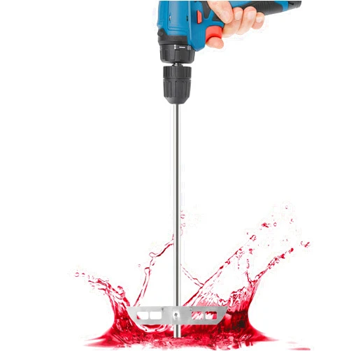 Dbgogo 18” Stainless Steel Wine Degasser for Drill, Whip Degassing Stirrer Wine Beer Degasser Mixer for Wine Making, Wine Degasser Drill Attachment Mixing Stirring De Gassing Beer Wine Kombucha Mead Wort