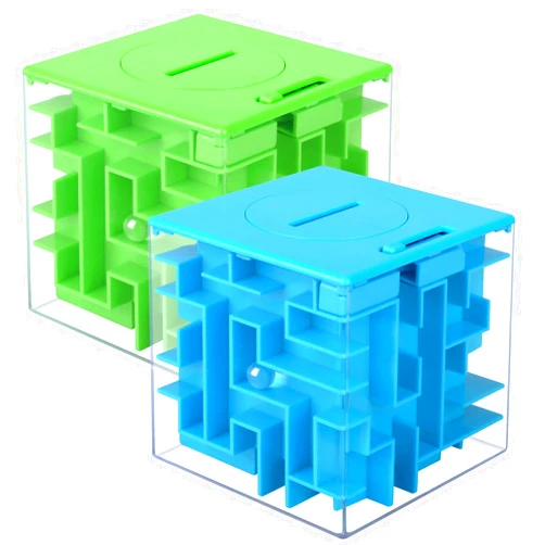 MOLAVX 2 Pack Money Maze Puzzle Box, Perfect Money Holder Puzzle and Brain Teasers for Kids and Adults