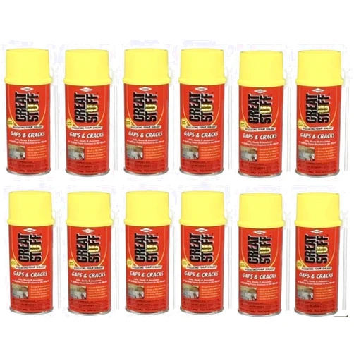 Great Stuff Gaps and Cracks Insulating Foam Sealant,12 Ounce - Case of 12