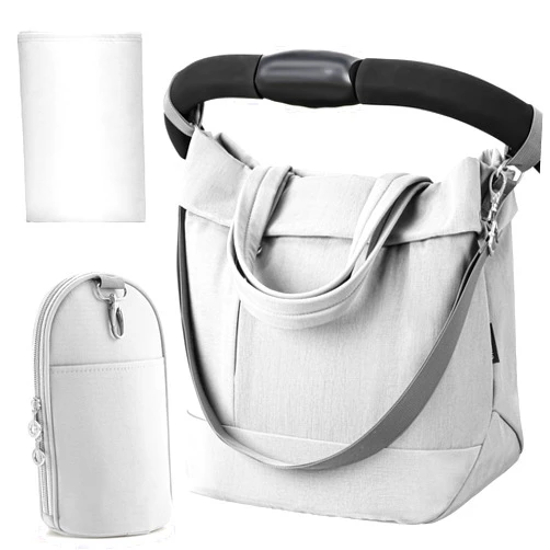 CitisKins Diaper Bag Tote Large Travel Fashion Crossbody For Monther,Mommy Bags Outdoor Handbags With Insulated Bag And Changing Pad